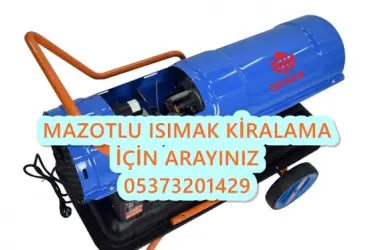 Çankırı - Kocaeli - Yozgat MAZOTLU ISITICI KİRALAMA